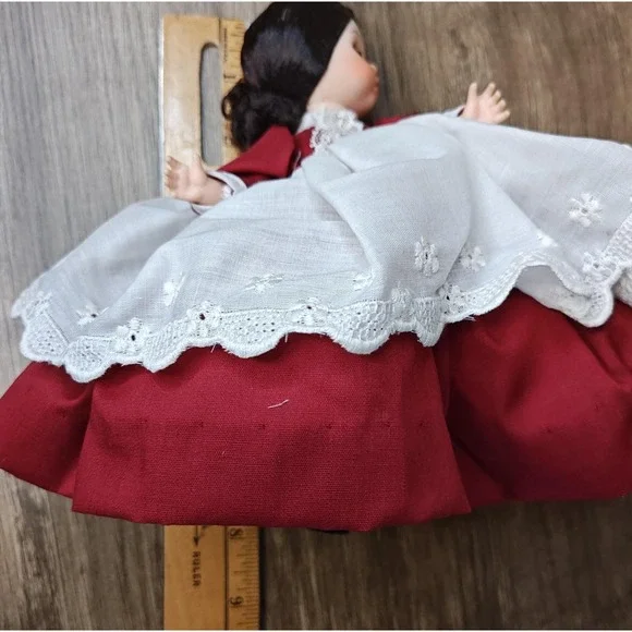Vintage Madame Alexander-kins Marme Doll Lace Apron USA 8in‎ Collectible Figure - Picture 10 of 12